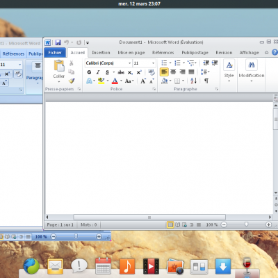 Word 2007 & Word 2010 cohabitant sur la même machine