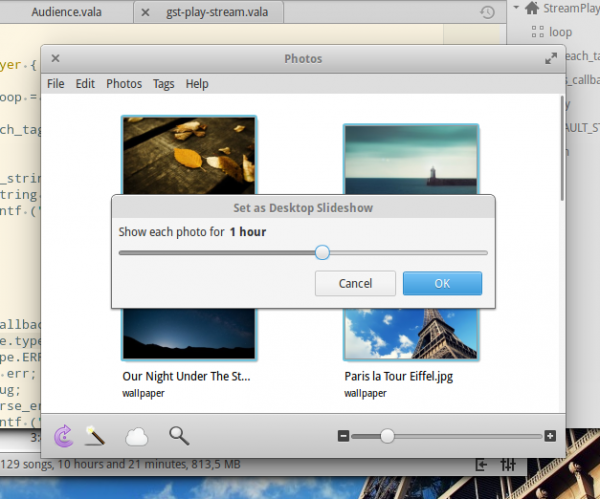 desktop slideshow